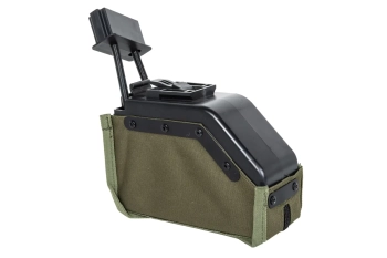 Magazynek box 1500 kulek Specna Arms do replik SA-249 Oliwkowy