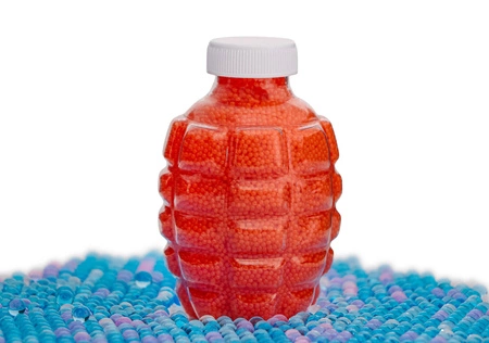 Kulki żelowe 7-8mm granat 50000 szt. - pomarańczowe