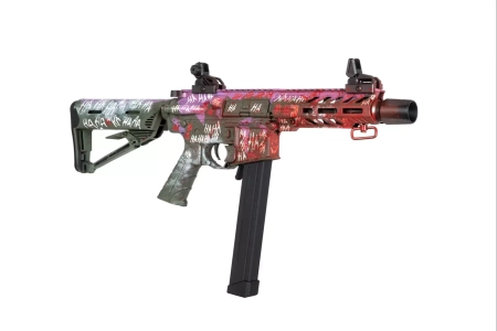 Replika pistoletu maszynowego SR4 FALCON-W - Joker Custom