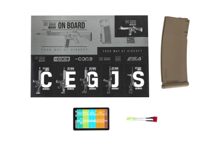 Karabinek ASG Specna Arms SA-C20 CORE™ HAL ETU™ 0.5J Chaos Bronze