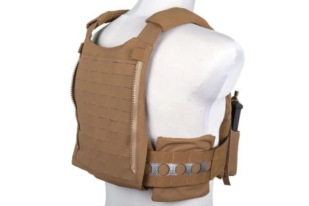 Kamizelka taktyczna typu Plate Carrier Wosport VE-75 Coyote Brown