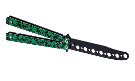 Motylek treningowy, ganja skin czarny