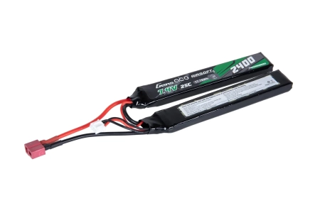 Akumulator Li-Po Gens Ace 25C 2400mAh 2S2P 7,4V Deans 2 modułowy