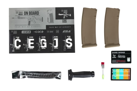 Karabinek ASG Specna Arms Daniel Defense® MK18 SA-C19 CORE™ HAL ETU™ Gen.2 Chaos Bronze