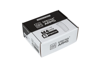 Zestaw 5 magazynków mid-cap na 140 kulek do replik M4/M16 - czarny