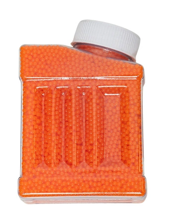 Kulki żelowe 7-8mm pojemnik 20000 szt. - pomarańczowe