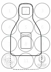 Tarcze Strzeleckie FBI KSI - 500 szt.