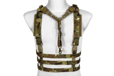 Kamizelka taktyczna Chest Rig typu Low Profile - Multicam