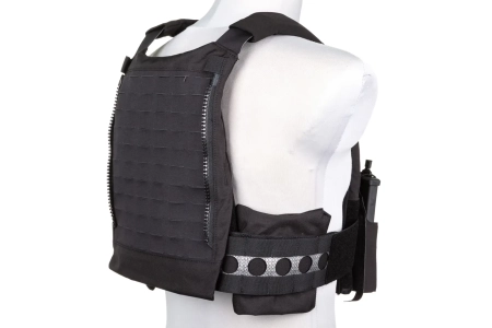 Kamizelka taktyczna typu Plate Carrier Wosport VE-75 Czarna
