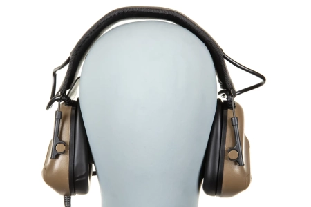 Taktyczny zestaw słuchawkowy Wosport HD-08 Gen. 5 Tan