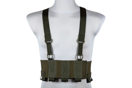 Kamizelka Low-Vis typu Chest Rig - Oliwkowy