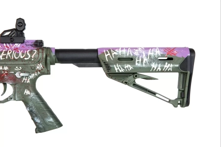 Replika pistoletu maszynowego SR4 FALCON-W - Joker Custom