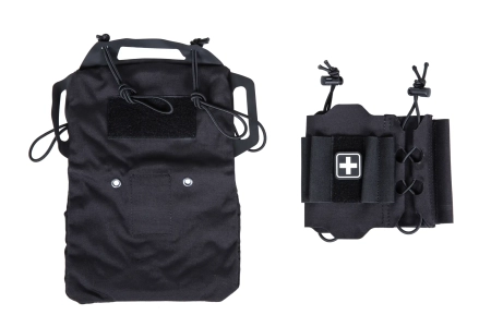 Taktyczna apteczka zrywana z rzepem Wosport Czarna