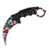 Karambit Funky Skull, nieostry + pokrowiec