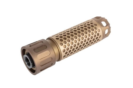 Zestaw Acetech tłumik płomienia MKIII QD + tłumik dźwięku Predator MKIII QD + Tracer Blaster MS Tan