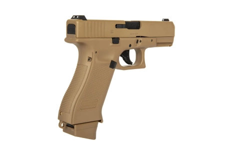 Replika pistoletu GBB Glock 19X CO2 - coyote