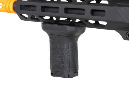 Karabinek ASG Specna Arms RRA SA-E25 HAL ETU™ Czarny z pomarańczowym urządzeniem wylotowym