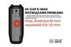 Zestaw 5 magazynków S-Mag Hi-Cap na 380 kulek - Tan