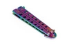 Nóż motylkowy Butterfly Rainbow Fade
