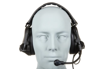 Taktyczny zestaw słuchawkowy Wosport C5 HD-14-A MC Black