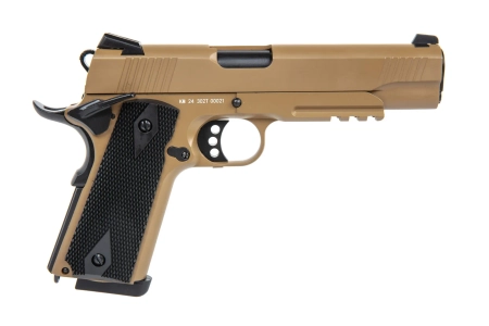 Replika pistoletu Double Bell M1911 302 Tan
