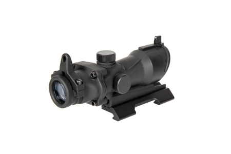 Replika lunety ACOG Style 4x32 z osłoną Killflash i montażem QD V2 - czarna