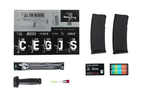 Karabinek ASG Specna Arms Daniel Defense® MK18 SA-C19 CORE™ HAL ETU™ Gen.2 Czarny