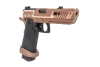 Pistolet ASG SRC Sahara Viper DUAL POWER z walizką transportową i magazynkiem green gas Flat Dark Earth
