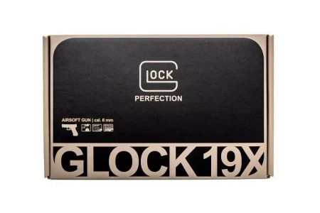 Replika pistoletu GBB Glock 19X Green Gas - coyote