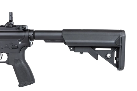 Karabinek ASG Specna Arms RRA SA-E24 HAL ETU™ Czarny z pomarańczowym urządzeniem wylotowym