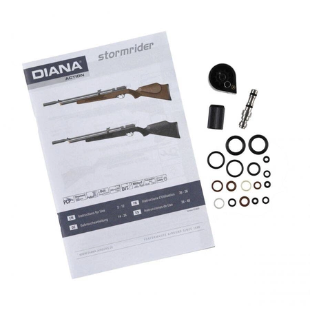 Wiatrówka Diana PCP Stormrider 5,5 mm Ek < 17J czarny syntetyk
