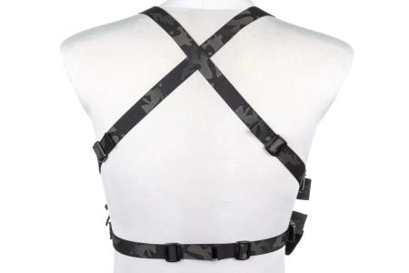 Minimalistyczna kamizelka typu Chest Rig Wosport VE-108 MC Black