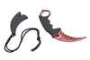 Nóż typu karambit Crimson Web red