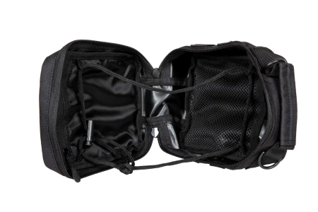 Ładownica molle S18 na ochronniki słuchu - Czarne