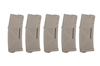 Magazynek Mid-Cap 130/ 30 kulek Arcturus EMM M4/M16 Variable-Cap do replik M4/M16 Flat Dark Earth (5 pack)