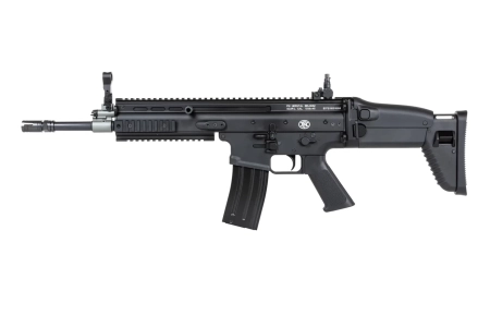 Karabinek szturmowy ASG Cybergun x FN HERSTAL SCAR-L z walizką transportową Czarny