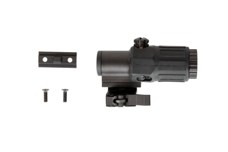 Powiększacz Magnifier 3x z osłoną Killflash - czarny