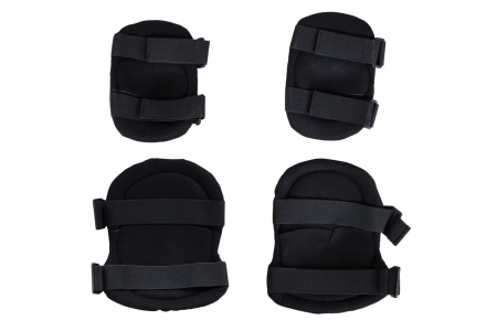 Zestaw ochraniaczy na kolana i łokcie Wosport PA-07 Czarny