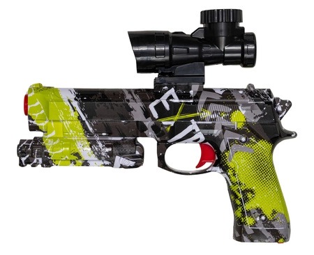 Pistolet elektryczny na żelowe kulki Beretta 92S - zielony