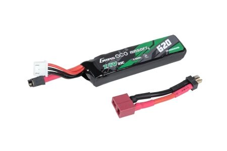 Akumulator Li-Po Gens Ace 620 mAh 25C 7.4V T-Deans mini