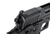 Pistolet ASG SRC Dark Viper DUAL POWER z walizką transportową i magazynkiem green gas Czarny