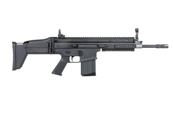 Karabinek szturmowy ASG Cybergun x FN HERSTAL SCAR-H z walizką transportową Czarny