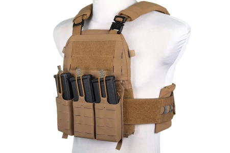 Kamizelka taktyczna typu Plate Carrier Wosport VE-75 Coyote Brown
