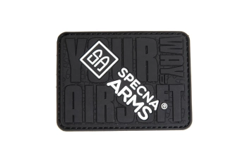 Naszywka Specna Arms Your way of Airsoft Czarna