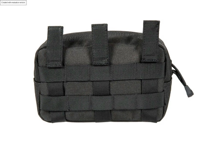 Średnia pozioma ładownica cargo - czarna