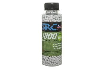 Kulki SRC BIO 0.36g butelka 1800 sztuk Białe