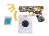 PIstolet sprężynowy 4w1 na żelowe kulki G17 - graffiti