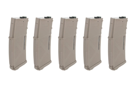 Magazynek Mid-Cap 130/ 30 kulek Arcturus EMM M4/M16 Variable-Cap do replik M4/M16 Flat Dark Earth (5 pack)