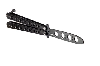 Nóż motylkowy treningowy Butterfly czarny