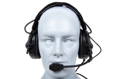 Taktyczne słuchawki Gen. 5 Wosport HD-19 Czarne